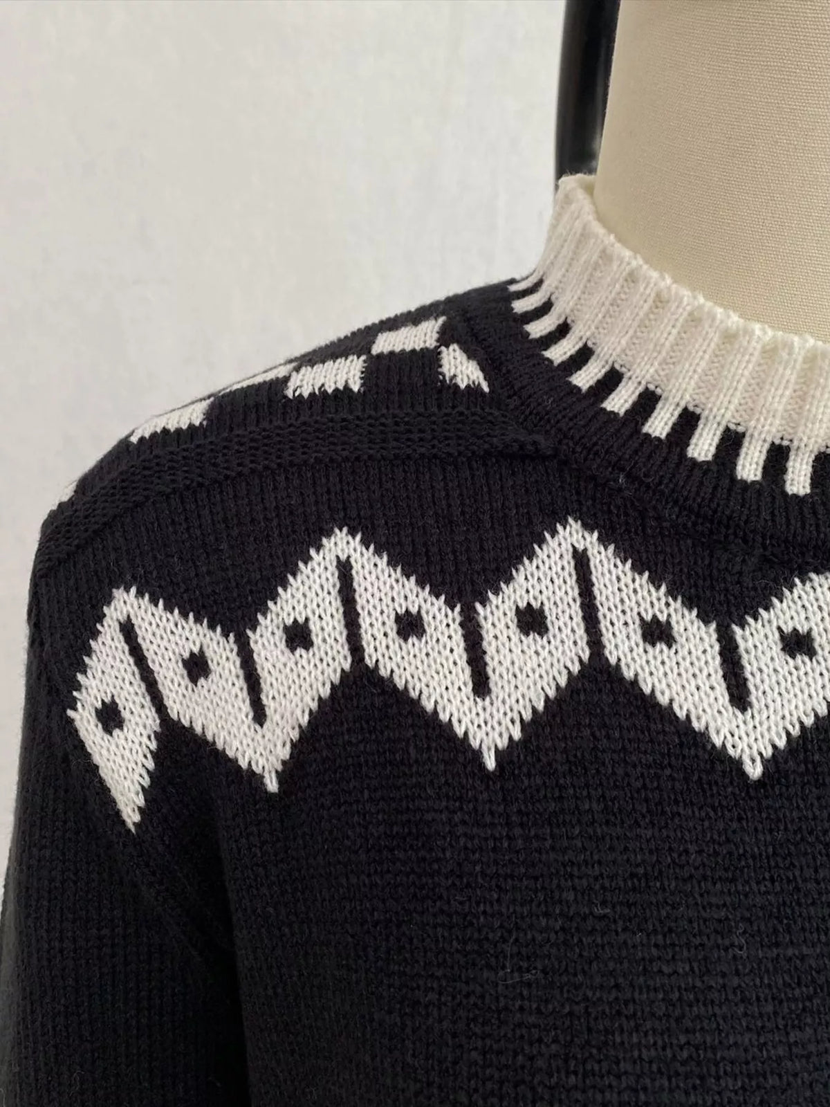 Christmas Festive Fair Isle Patterned Crew Neck Sweater, view 13