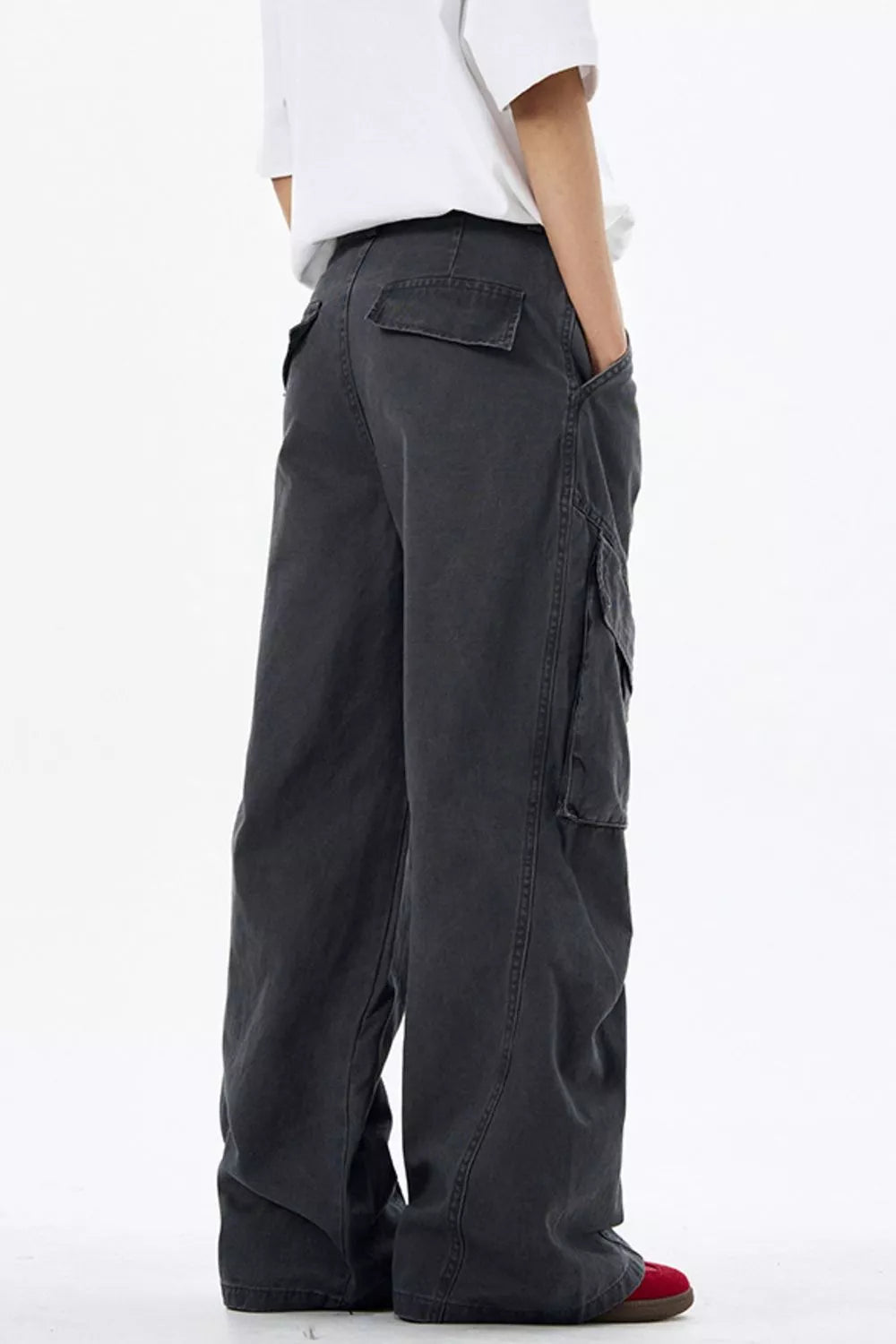 Men's Loose Fit Multi-Pocket Cargo Pants, view 4