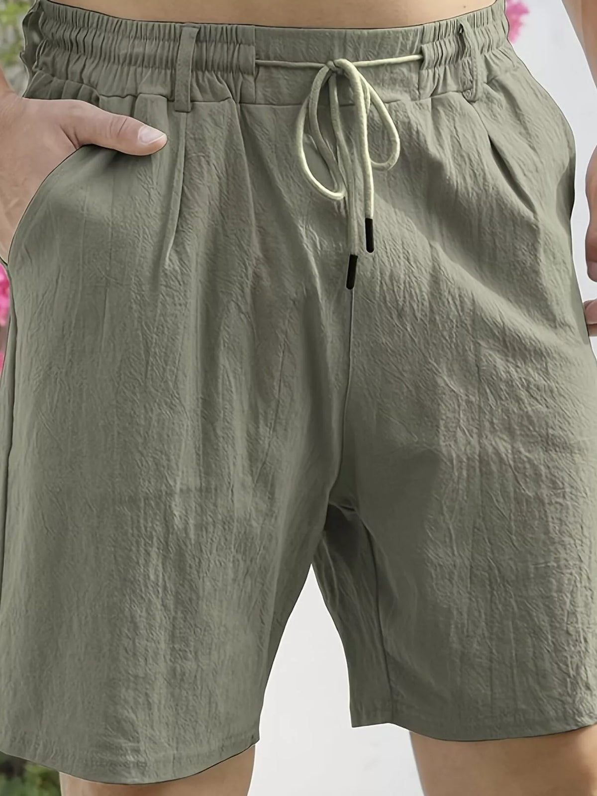 Men' Full Size Lightweight Drawstring Shorts Plus Size - Lilixa.store