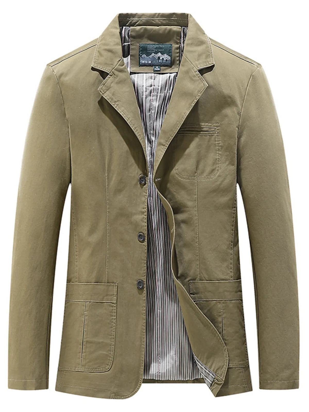Men's Plus Size Casual Lapel Collar Blazer - Lilixa.store