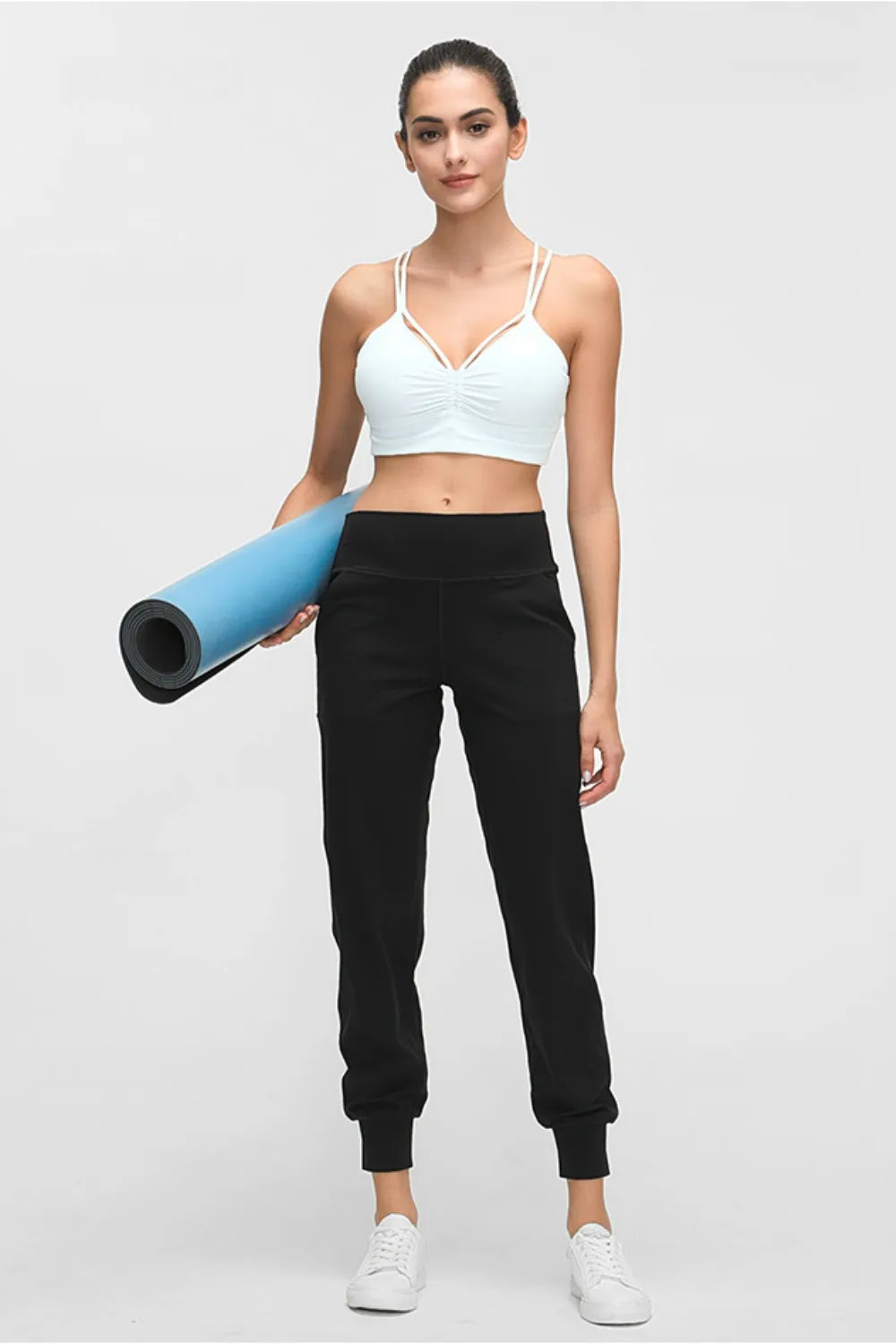 Millennia Wide Waistband Slant Pocket Pants - Lilixa.store