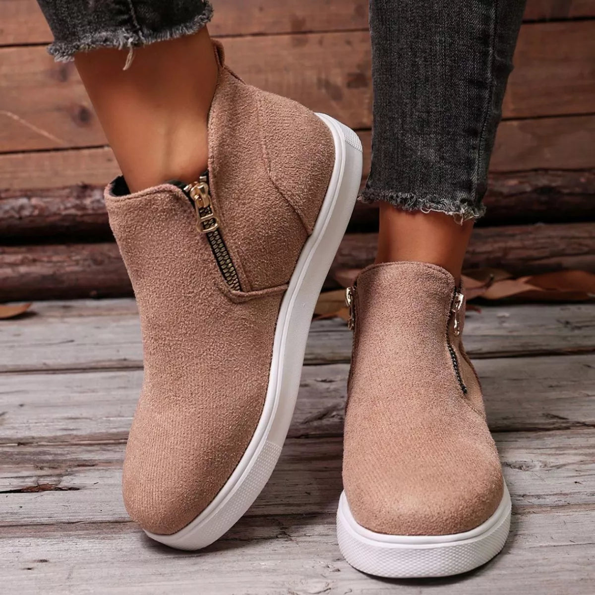 Round Toe Flats Loafers - Lilixa.store