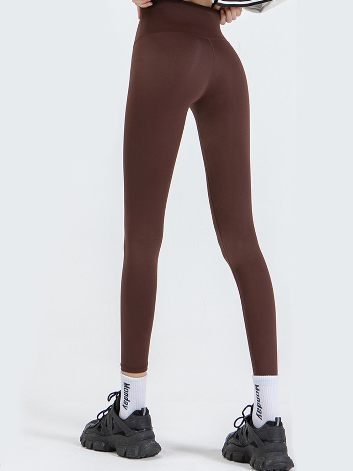 Wide Waistband Sports Leggings - Lilixa.store