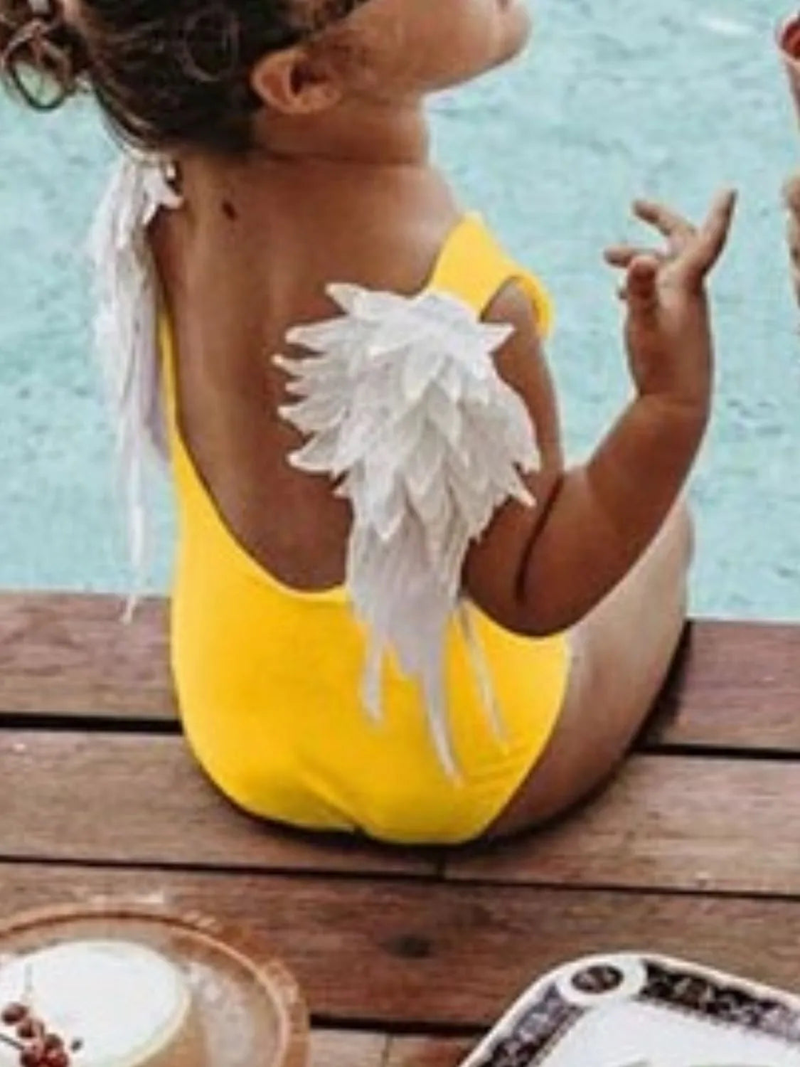 Backless Wide Strap Parent-Child Swimwear - Lilixa.store