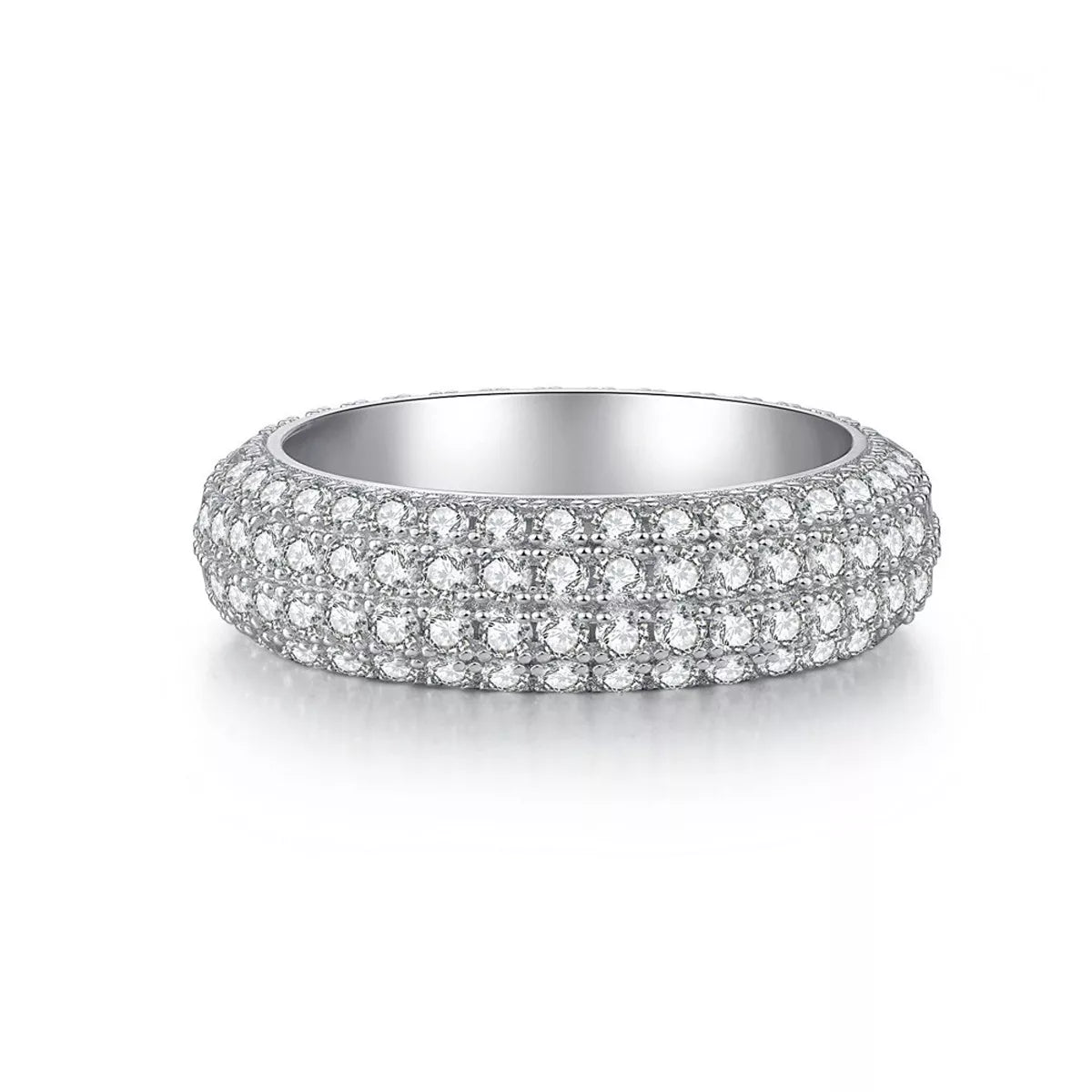 925 Sterling Silver Zircon Ring