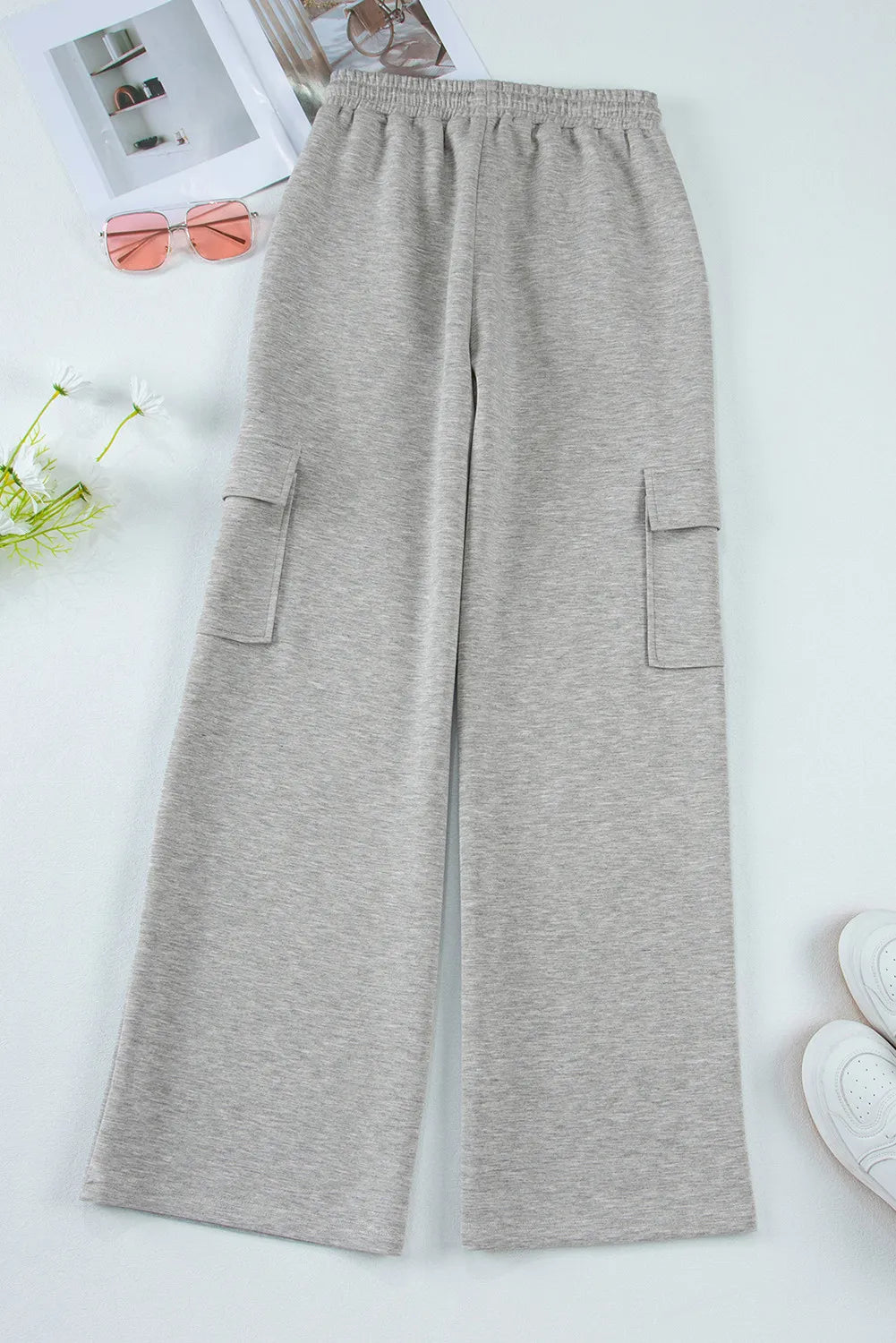 Drawstring Active Pants with Pockets - Lilixa.store