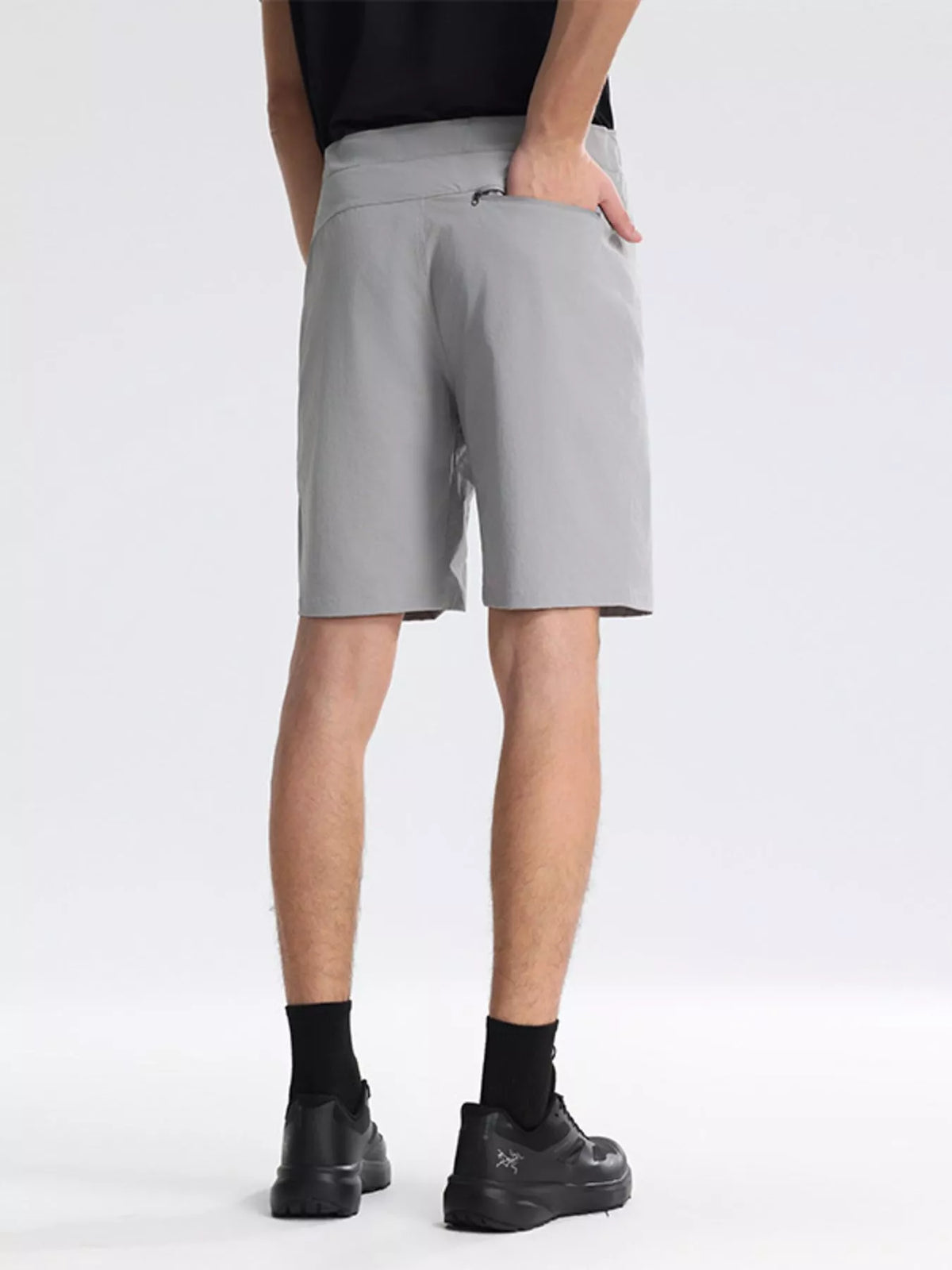 Men's Plus Size Pocketed Lightweight Shorts, view 9