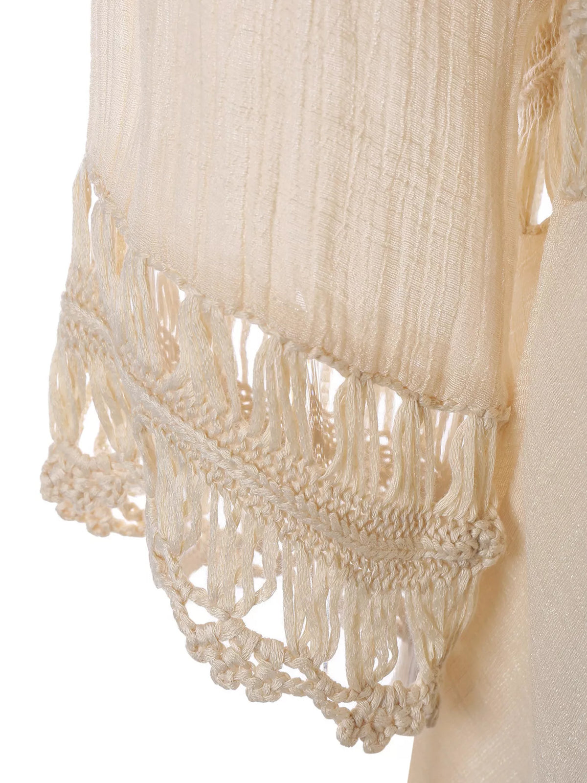 Crochet Trimmed Flowy Cover Up Dress, view 10