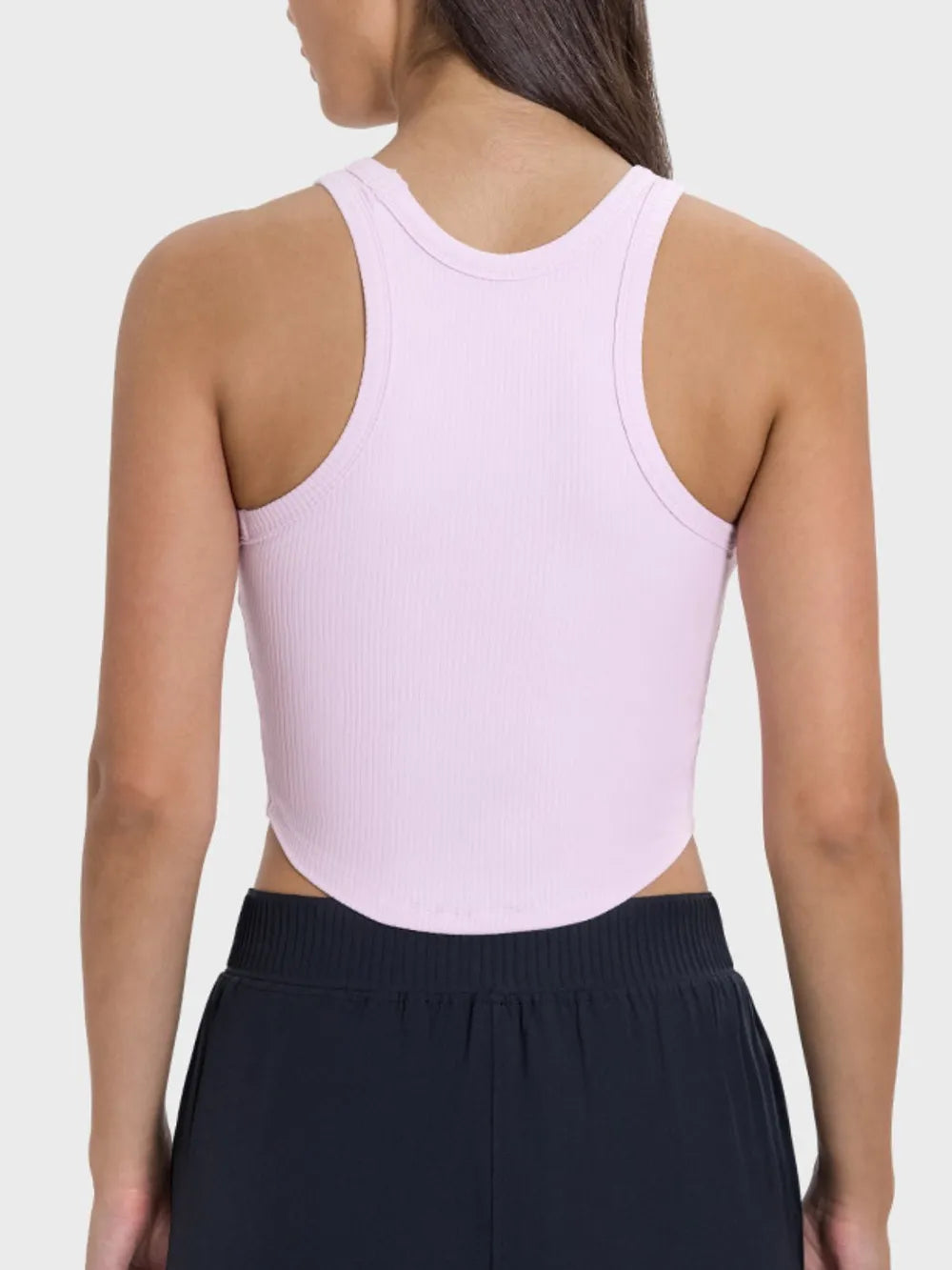 Millennia Round Neck Racerback Active Tank - Lilixa.store