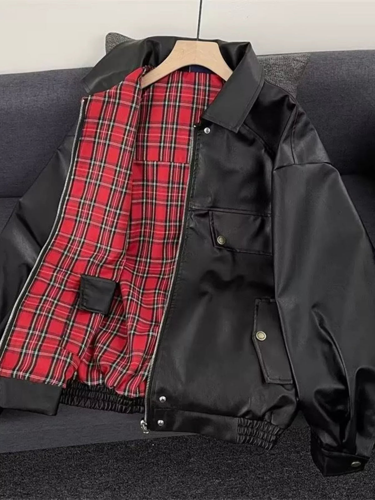 Men's Reversible Zip Up Jacket - Lilixa.store