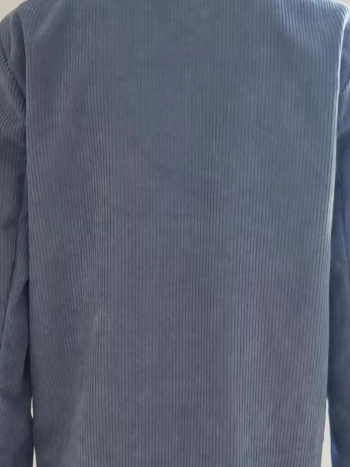 Corduroy Lapel Collar Casual Blazer - Lilixa.store