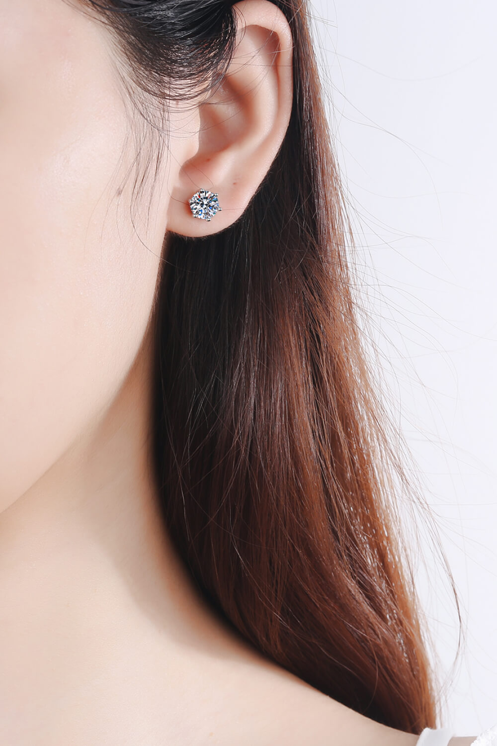 Adored Moissanite Stud Earrings - Lilixa.store