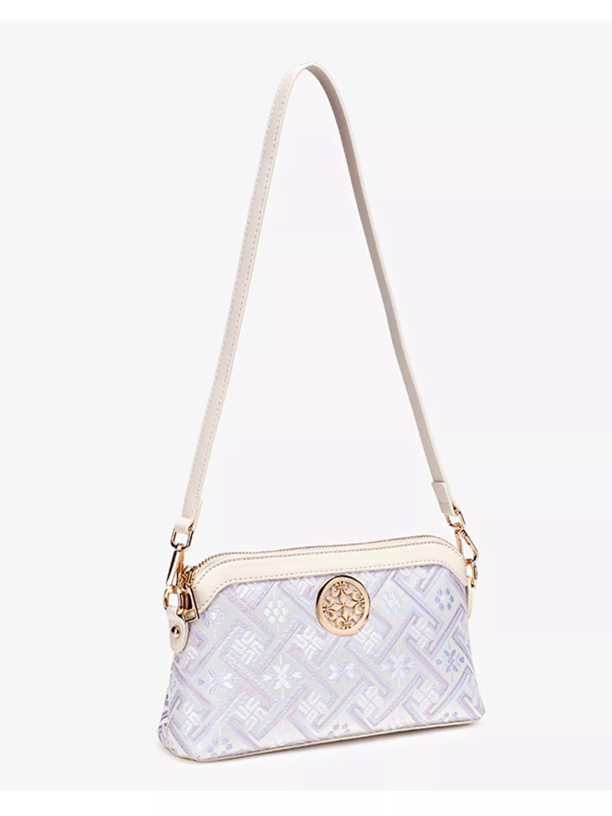 Geometric Pattern Crossbody Bag