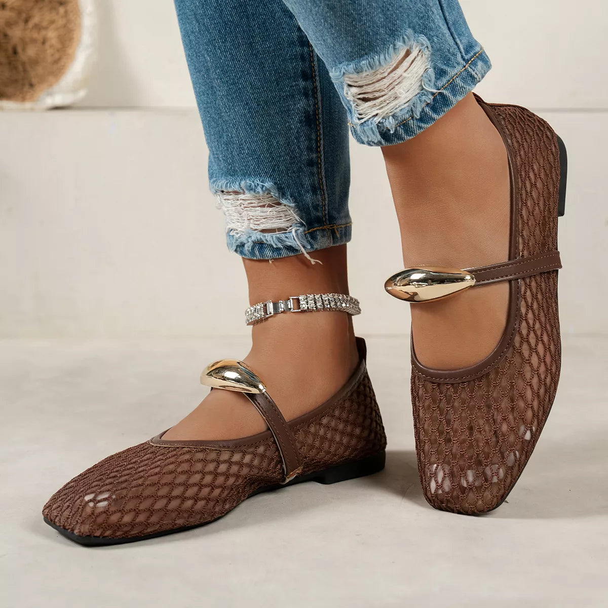 Square Toe Slip-Ons - Lilixa.store