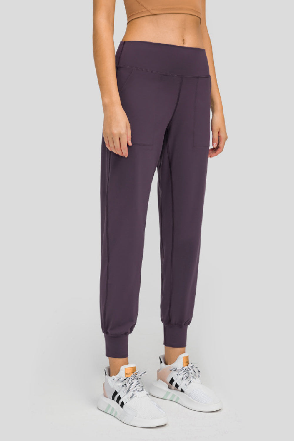 Millennia Wide Waistband Slant Pocket Pants - Lilixa.store
