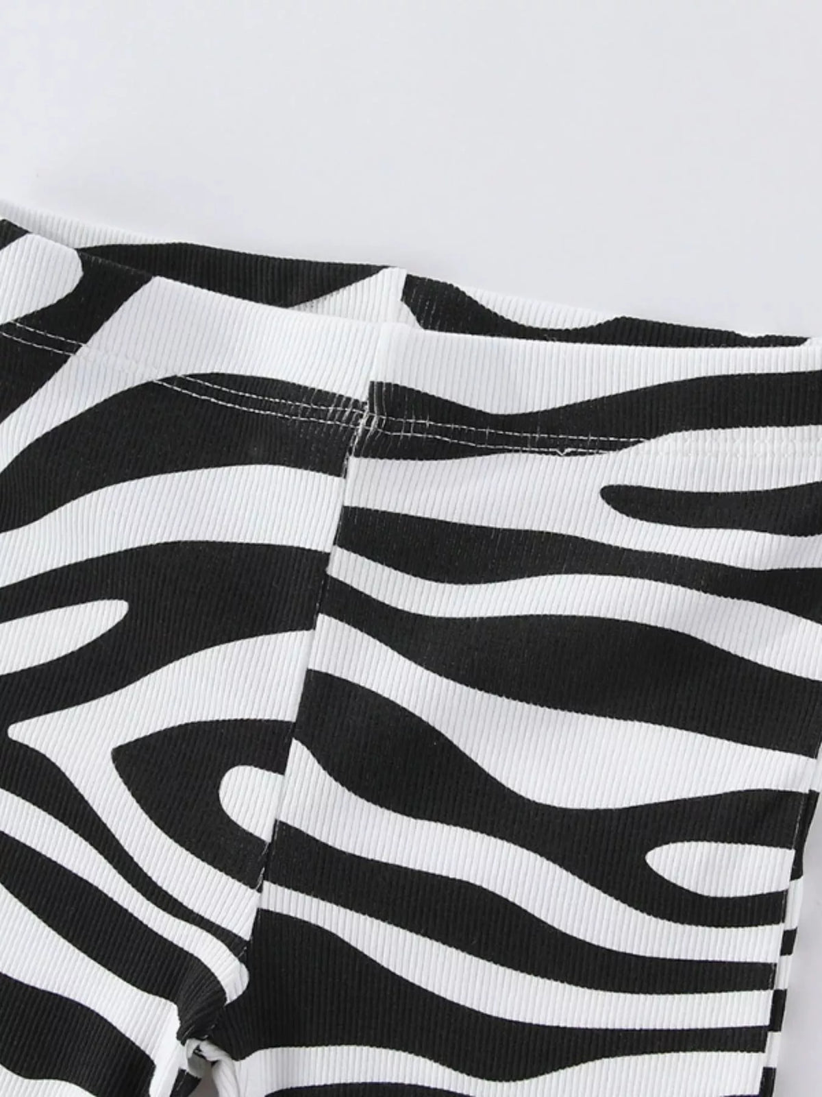 Children's Zebra Print Flare Pants - Lilixa.store