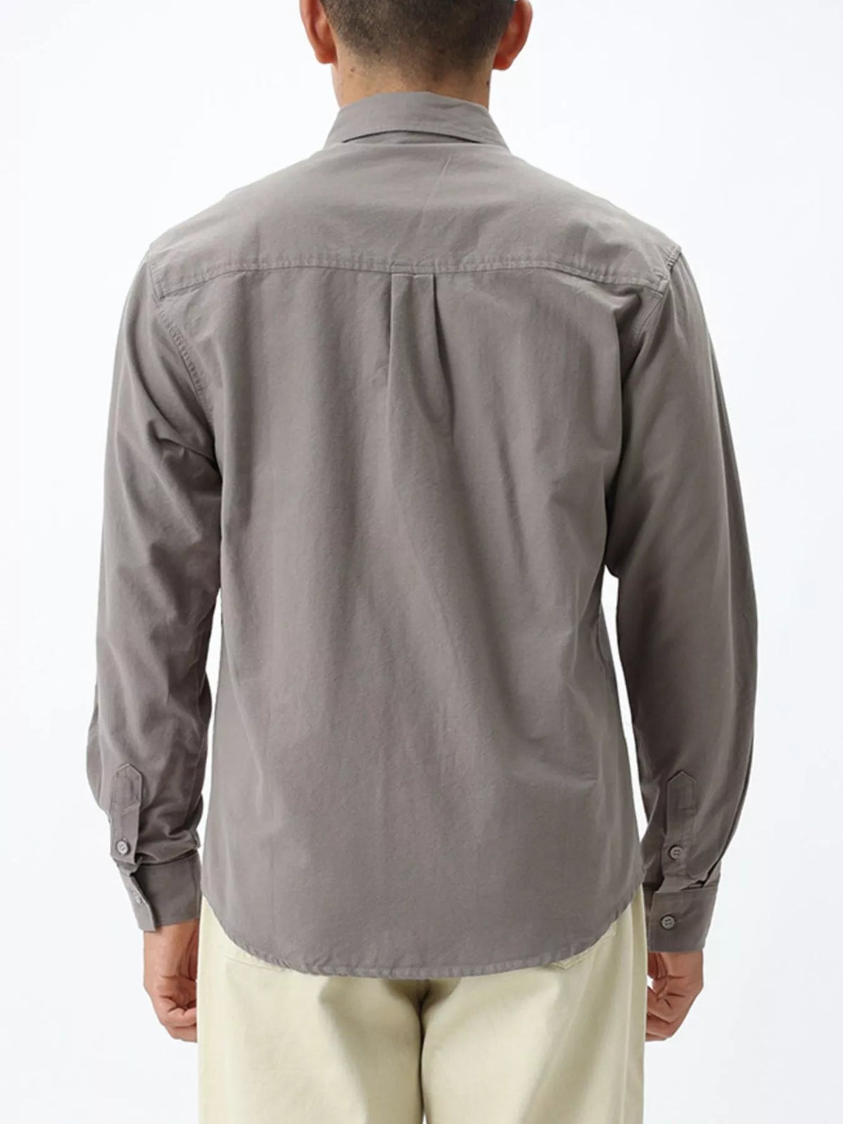 Men's Plus Size Button Up Long Sleeve Shirt