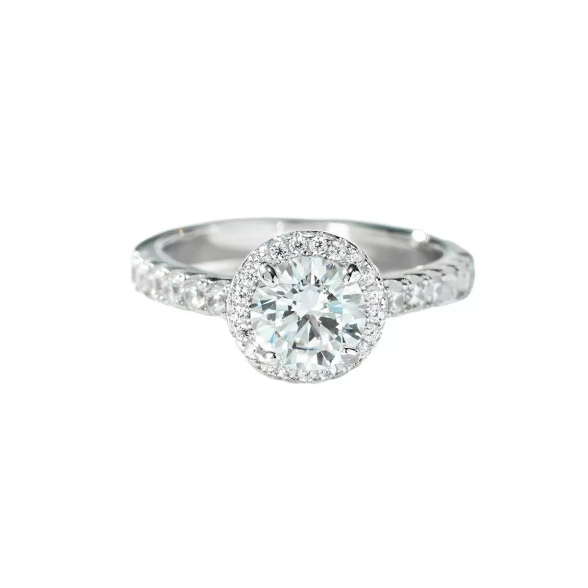 1 Carat 925 Sterling Silver Moissanite Ring - Lilixa.store