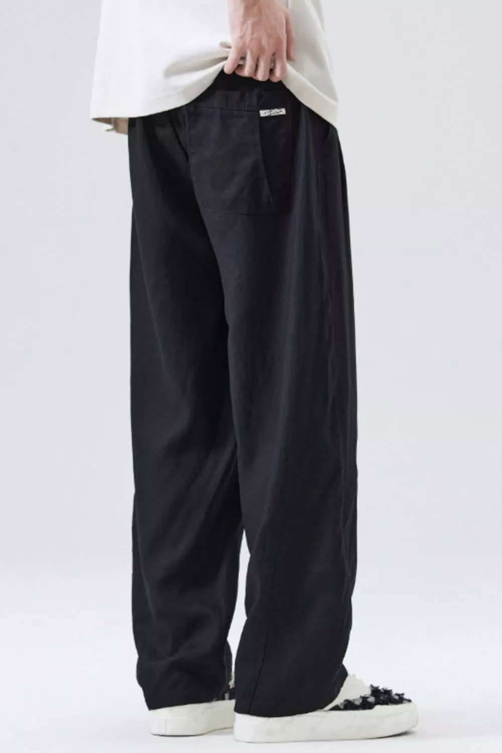 Men's Loose Fit Drawstring Casual Pants, view 2