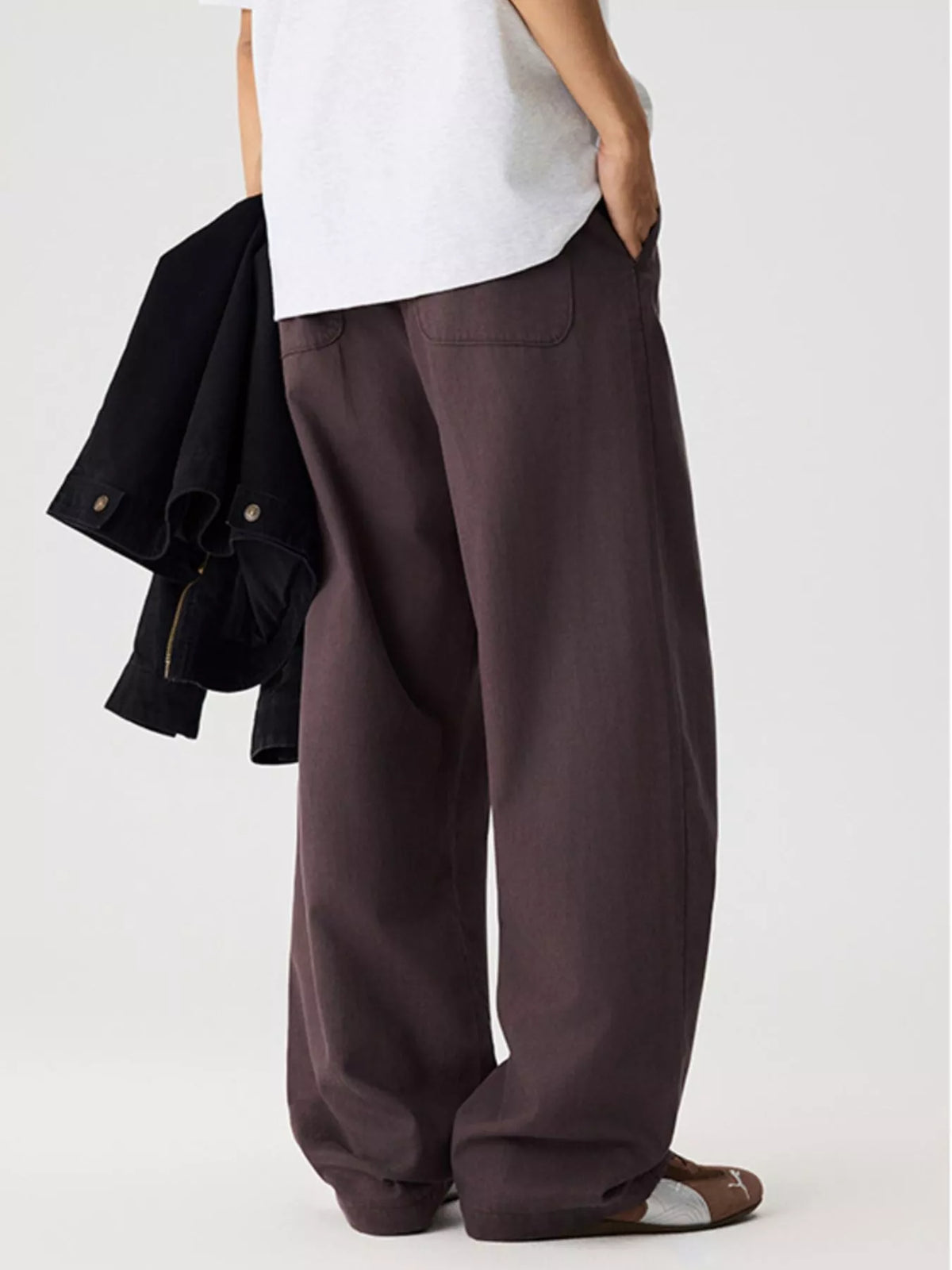 Men's Relaxed Fit Pants with Pockets, view 4
