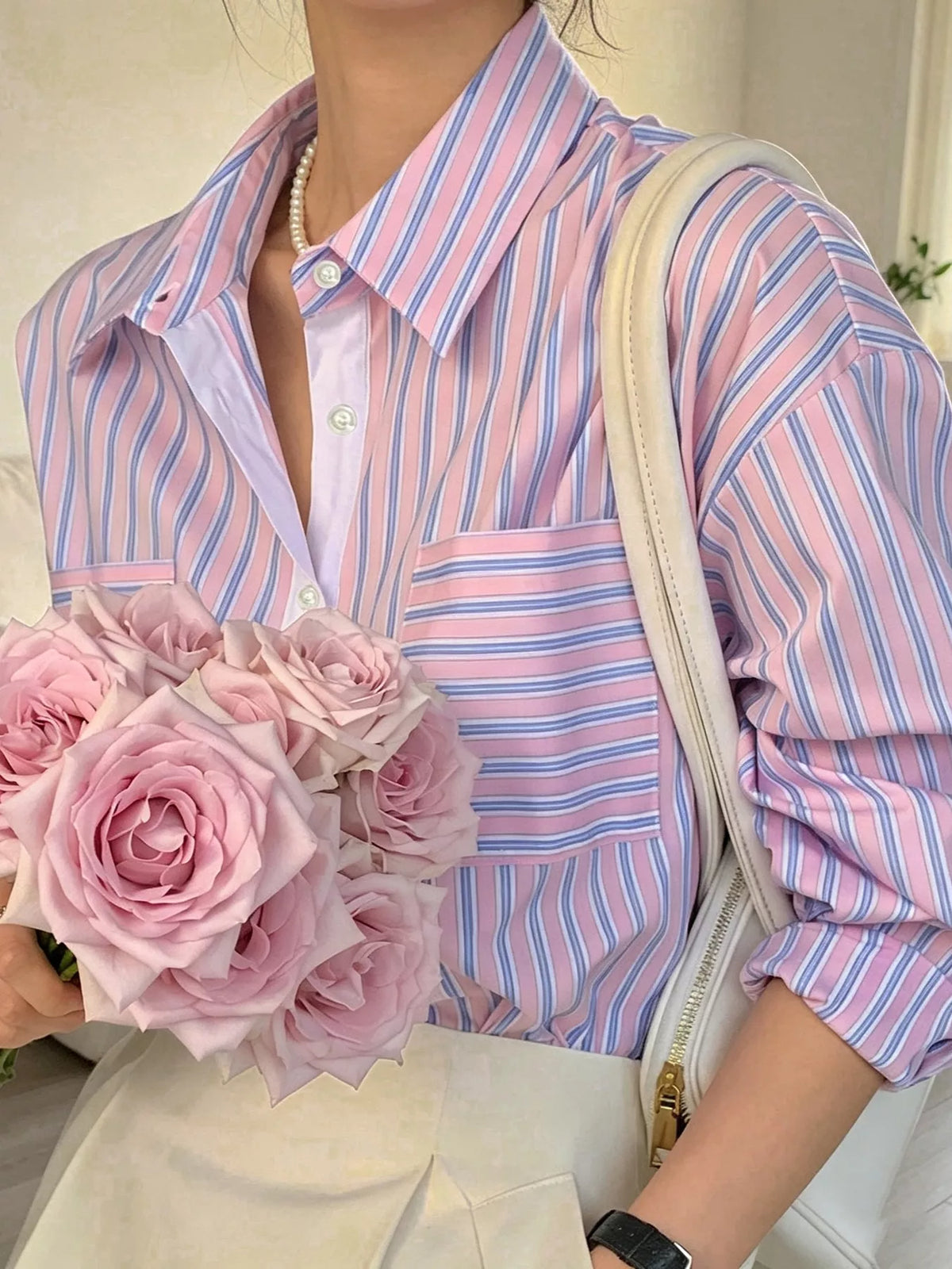 Striped Button-Down Shirt, view 6