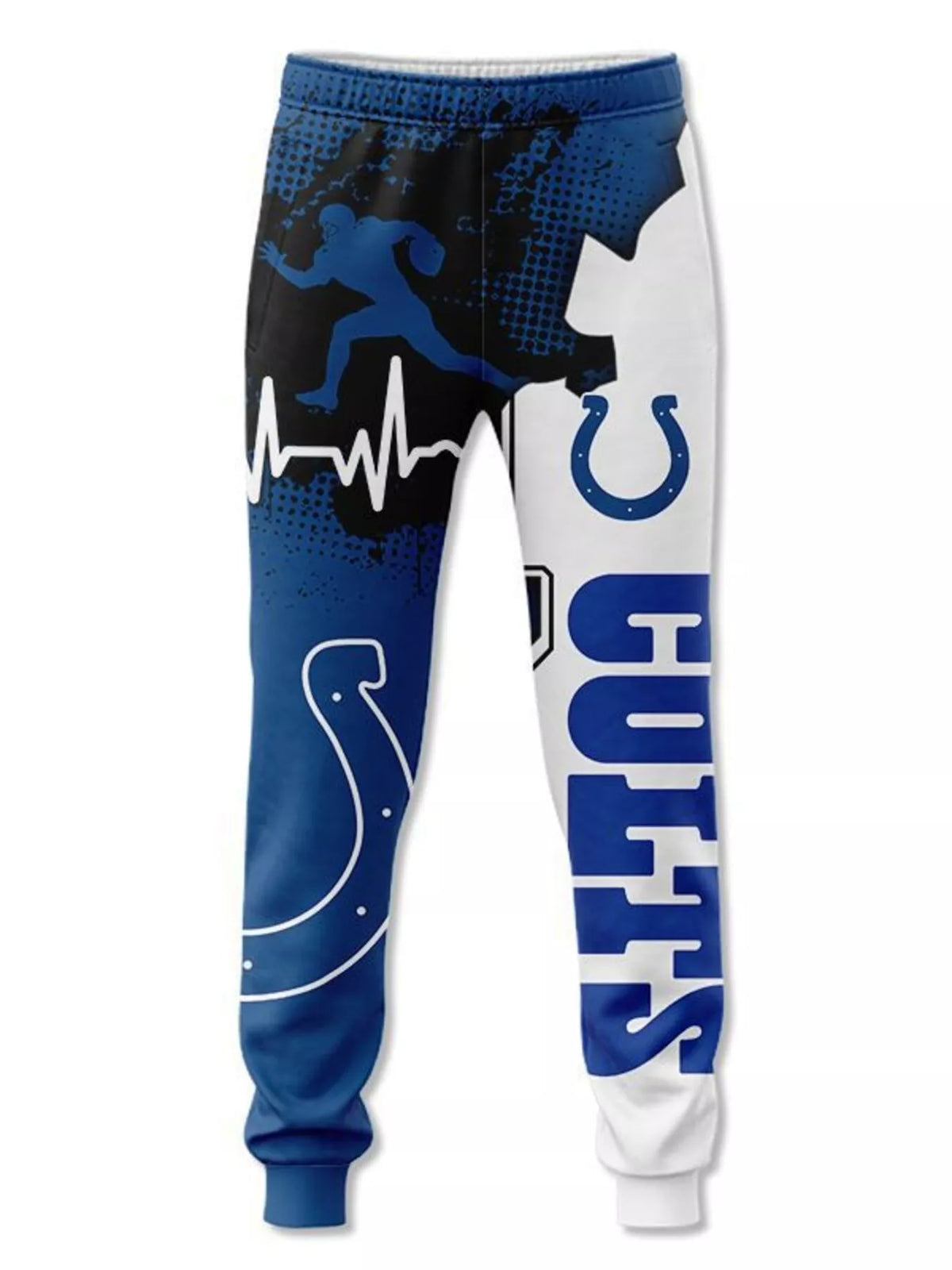 Men's Full Size Printed Loose Fit Joggers Plus Size