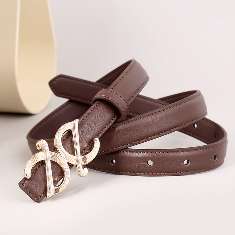 Buckle Leather Belt - Lilixa.store