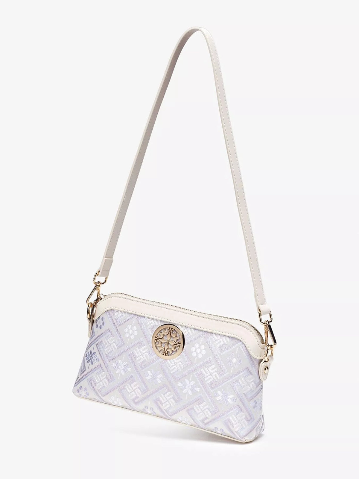 Geometric Pattern Crossbody Bag