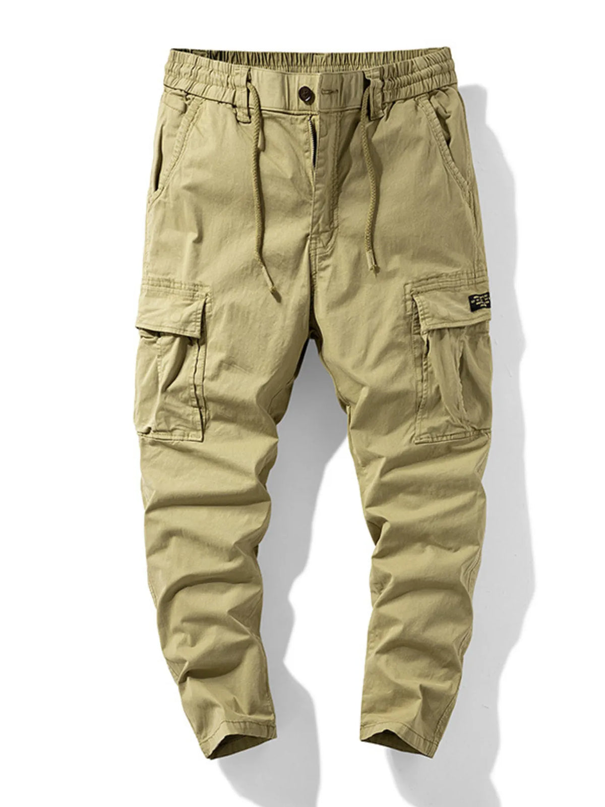 Men's Cargo Pants with Drawstring Waist - Lilixa.store