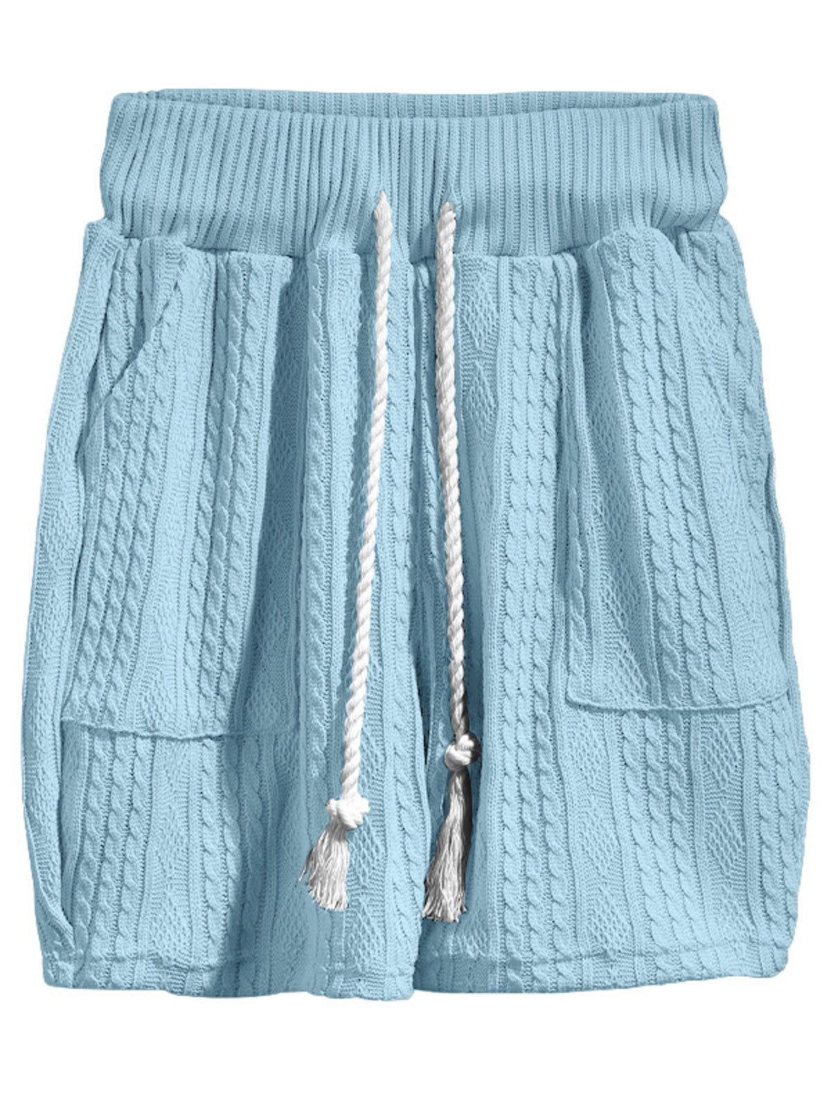 Men's Full Size Casual Knit V-Neck Short Sleeve Top and Shorts Set Plus Size - Lilixa.store