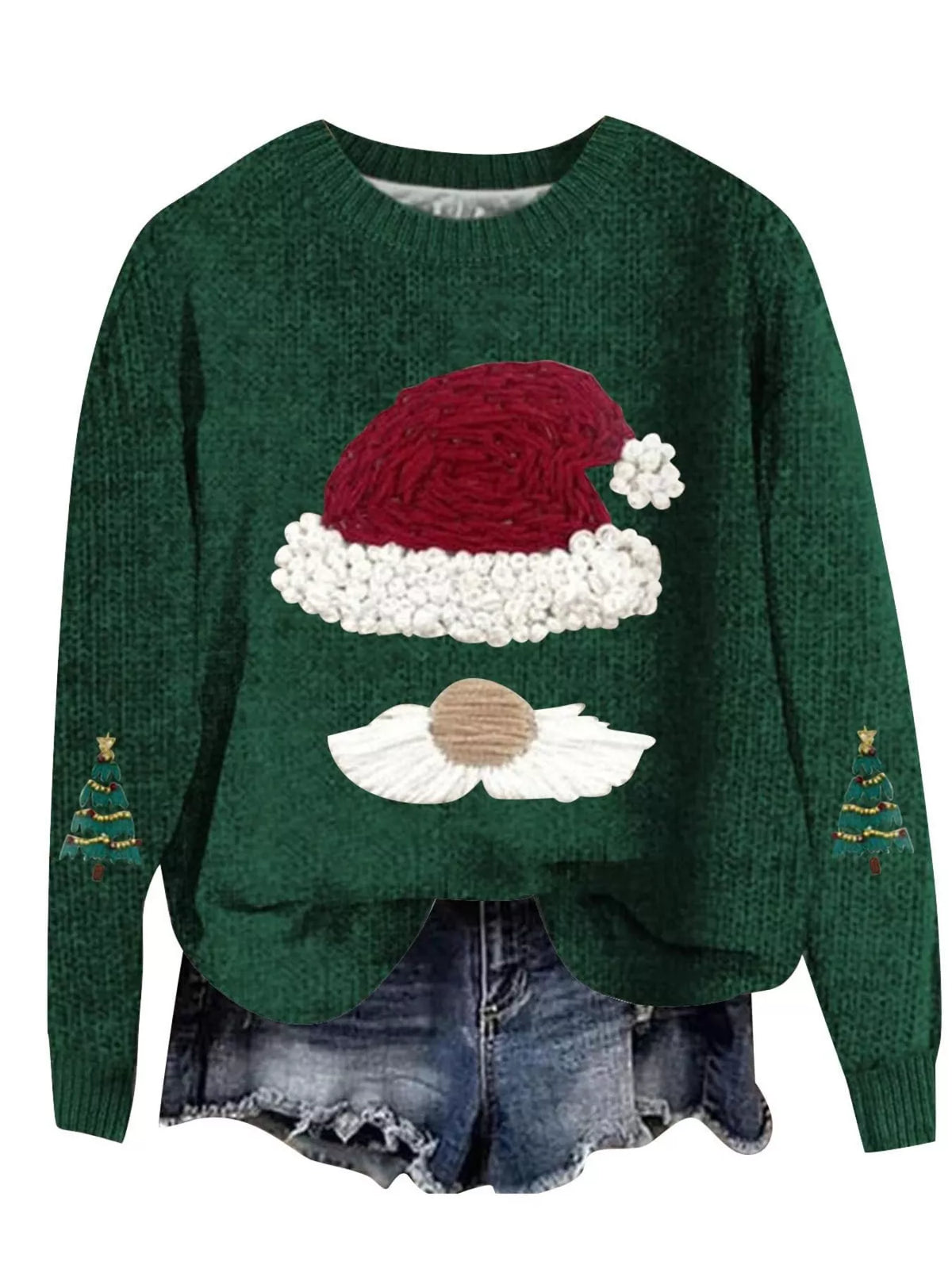 Christmas Graphic Dropped Shoulder Sweater