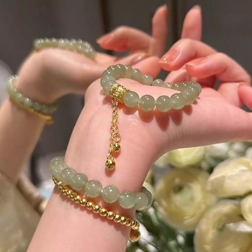 18K Gold-Plated Bead Bracelet - Lilixa.store