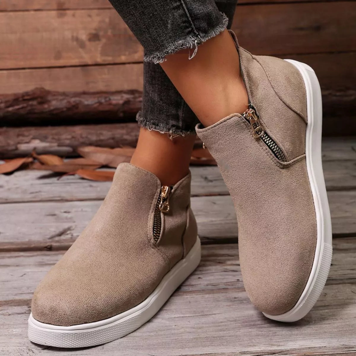Round Toe Flats Loafers - Lilixa.store