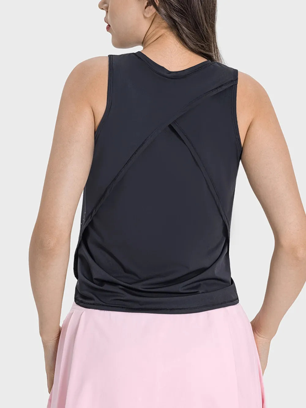 Millennia Round Neck Active Tank - Lilixa.store