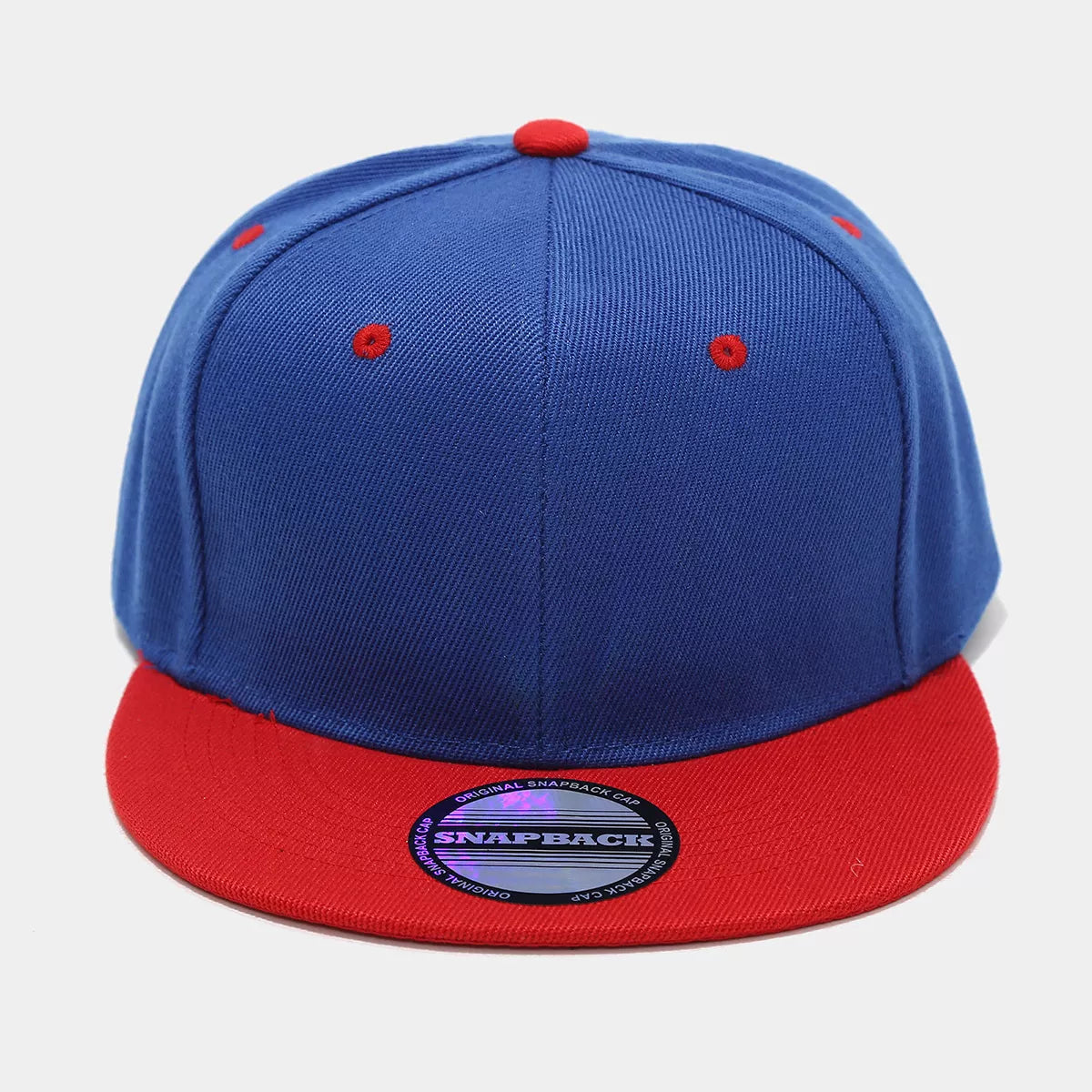 Color Block Flat Brim Baseball Cap - Lilixa.store