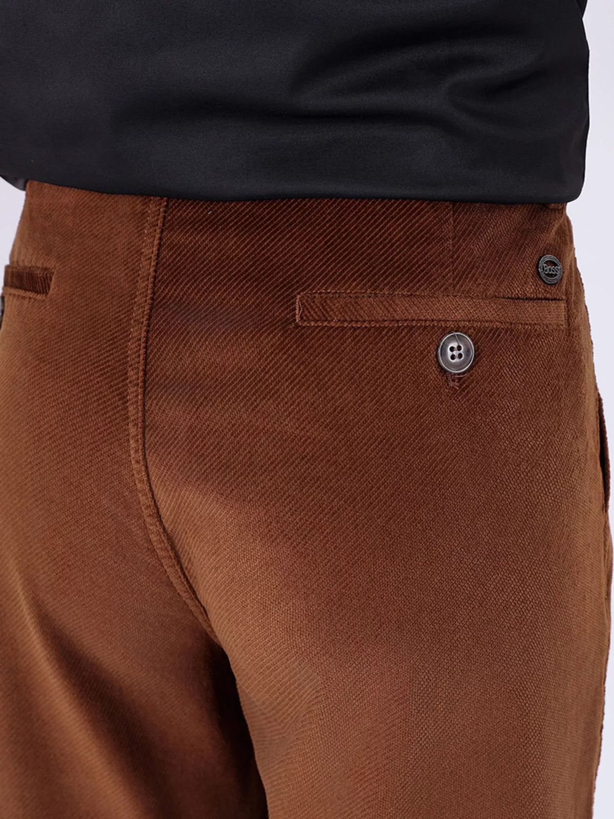 Men's Wide-Leg Pants in Brown, view 6