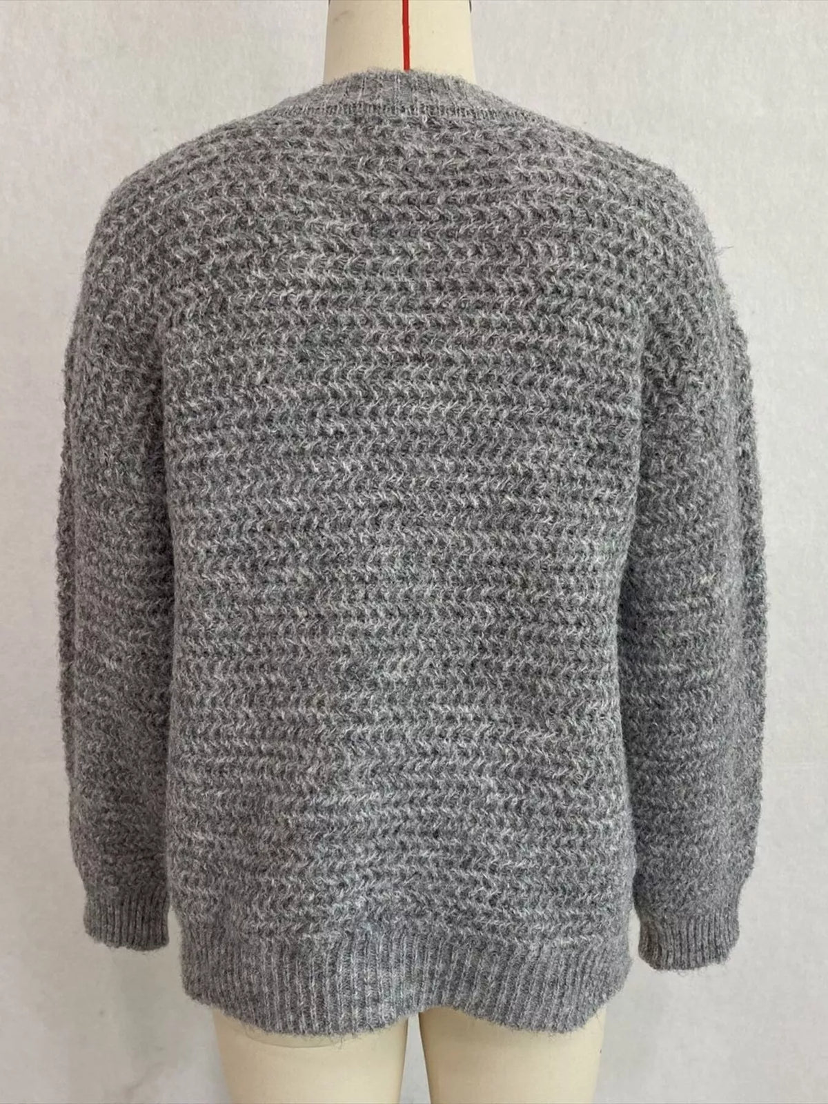 Round Neck Drop Shoulder Sweater, view 28