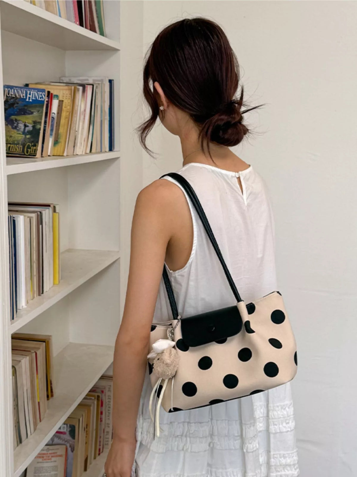 Polka Dot Shoulder Bag - Lilixa.store
