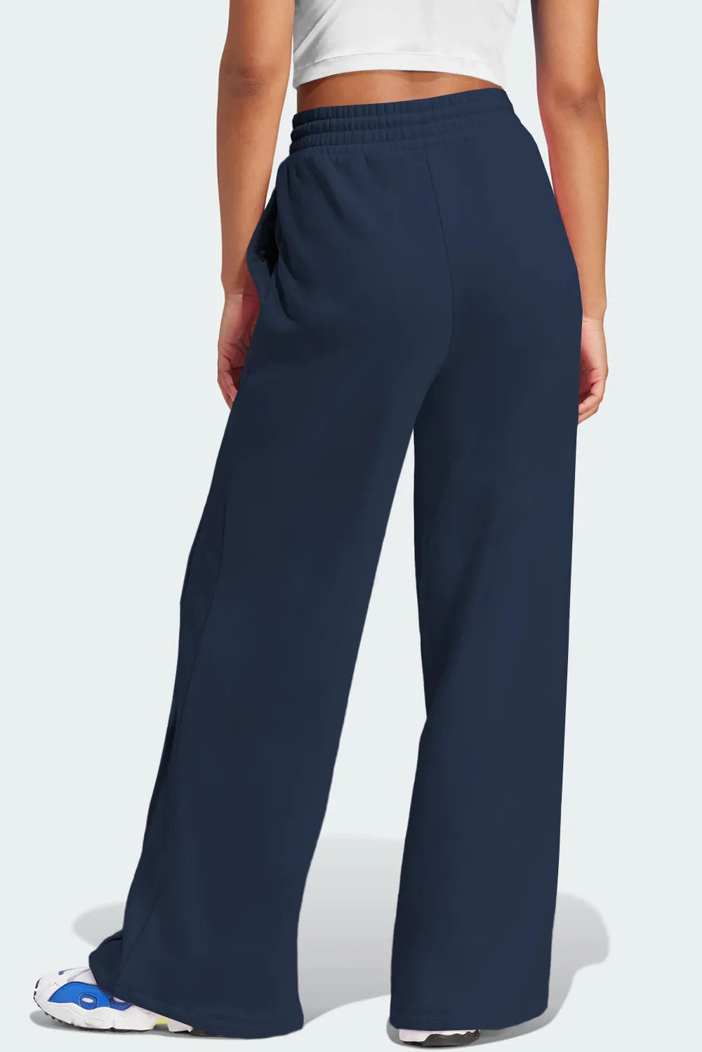 Drawstring Wide Leg Active Pants - Lilixa.store