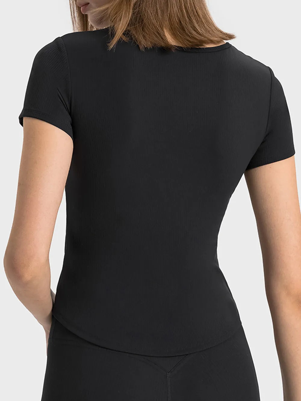 Millennia Notched Short Sleeve Active T-Shirt, view 5