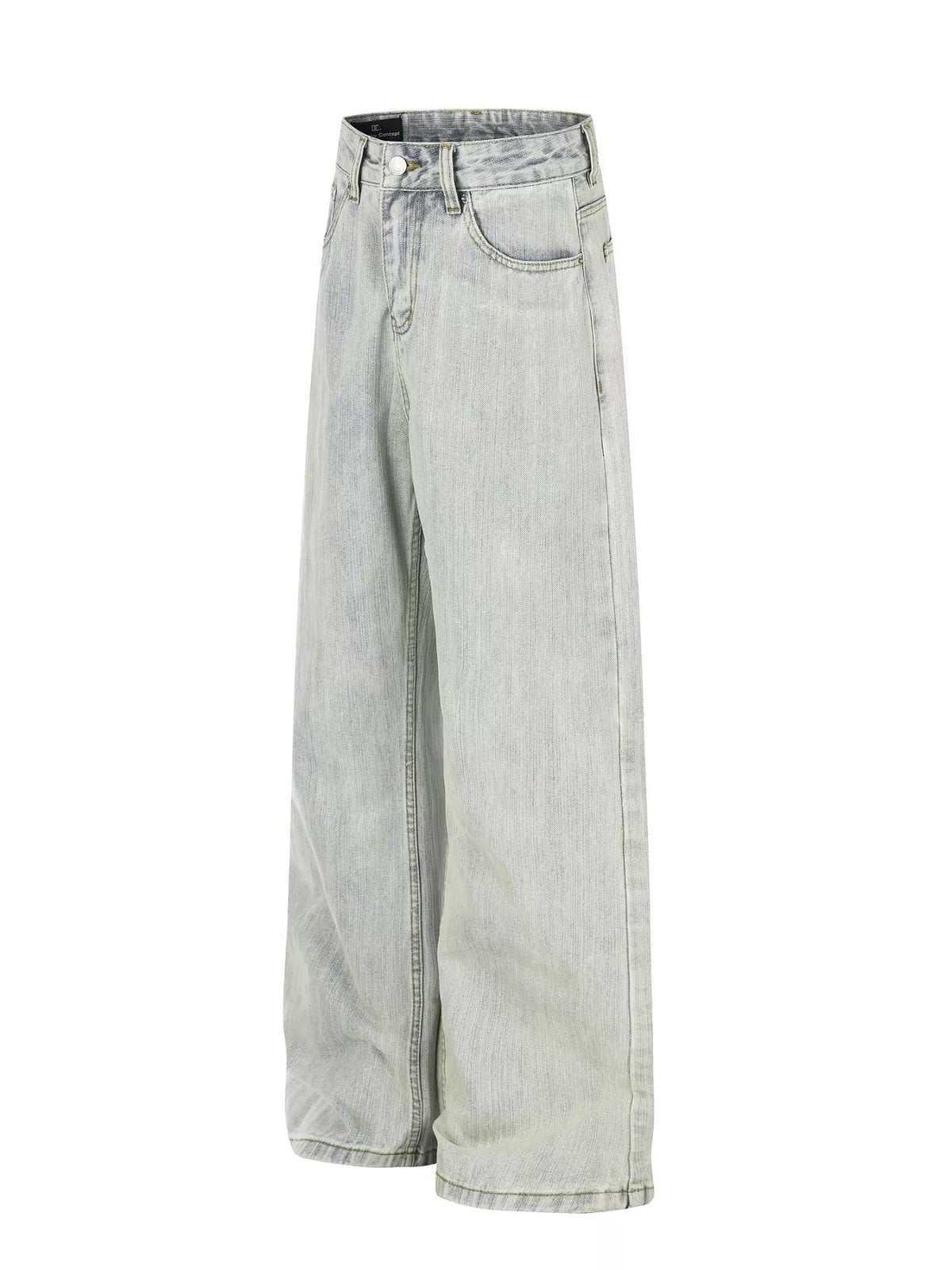 Men's Washed Wide Leg Jeans - Lilixa.store