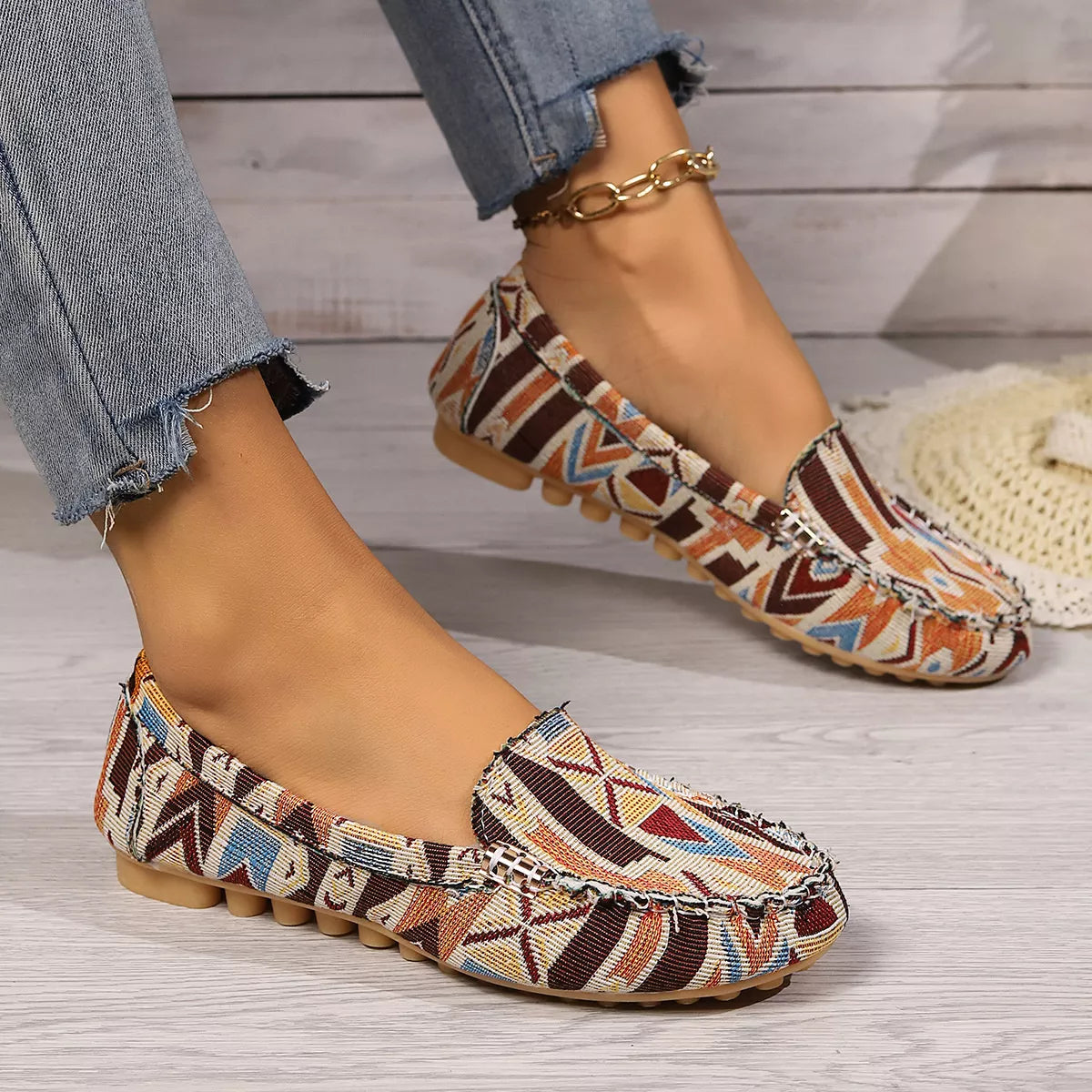 Round Toe Slip-Ons - Lilixa.store