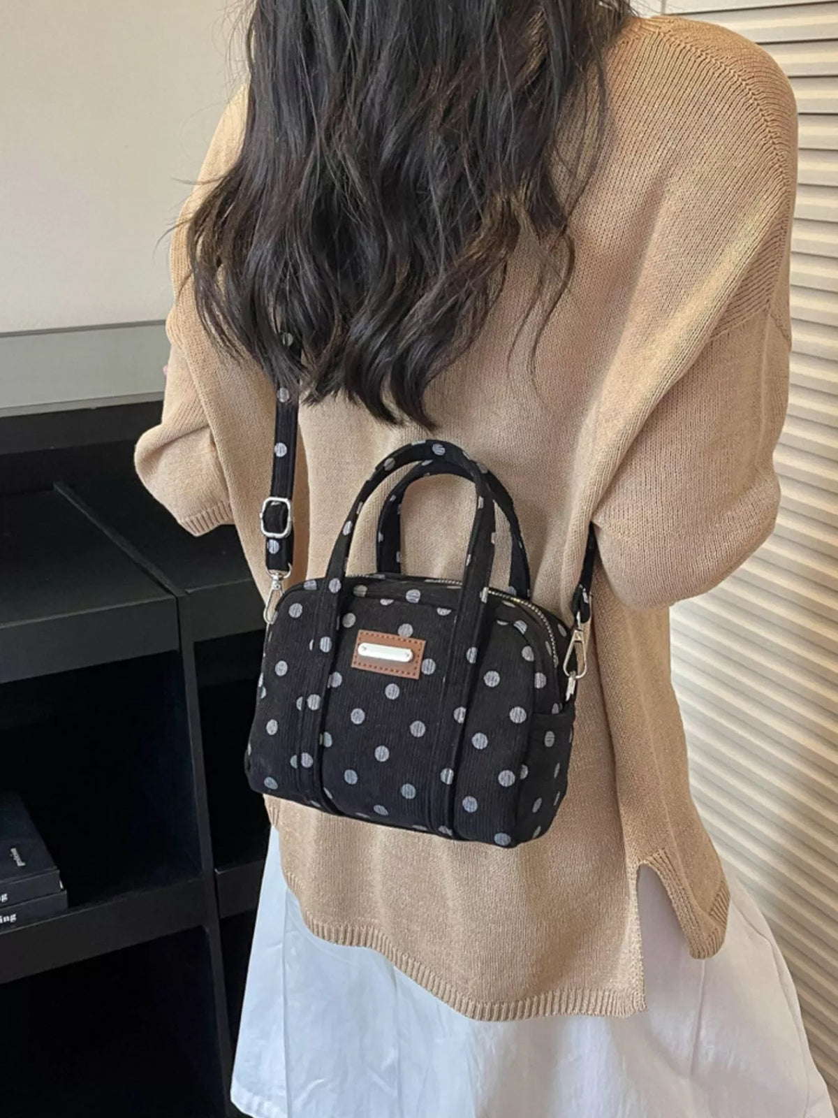 Polka Dot Crossbody Bag