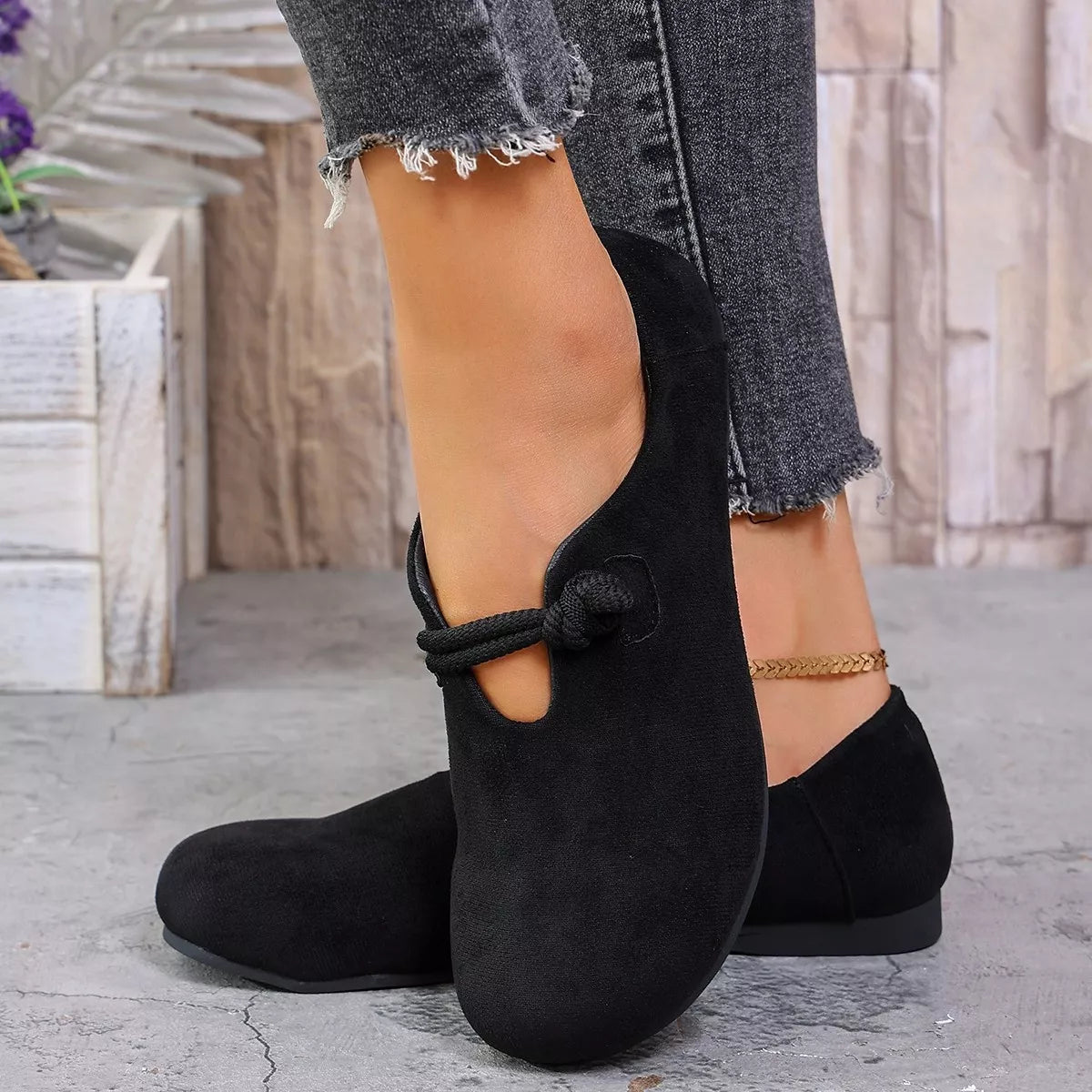 Round Toe Slip-Ons - Lilixa.store