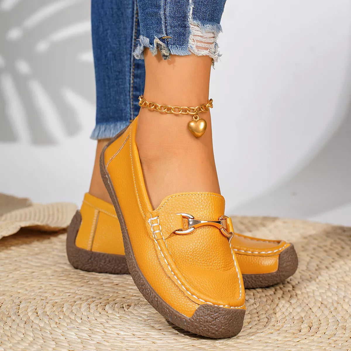 Round Toe Slip-Ons - Lilixa.store