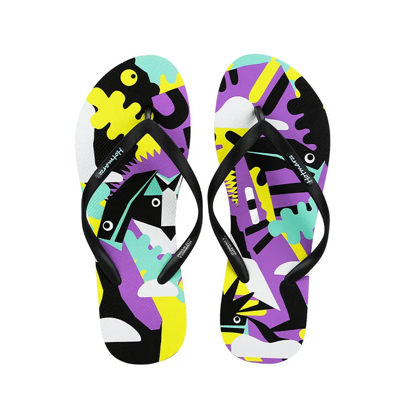Tropical Print Summer Slippers - Lilixa.store