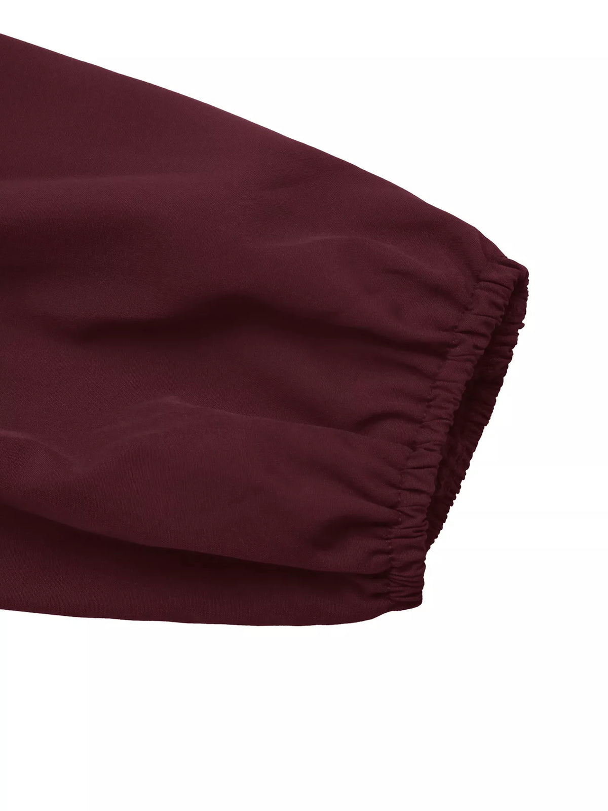 Tie Back Balloon Sleeve Blouse in Fuchsia Pink, view 12