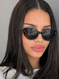 Cat-Eye Sunglasses in Black