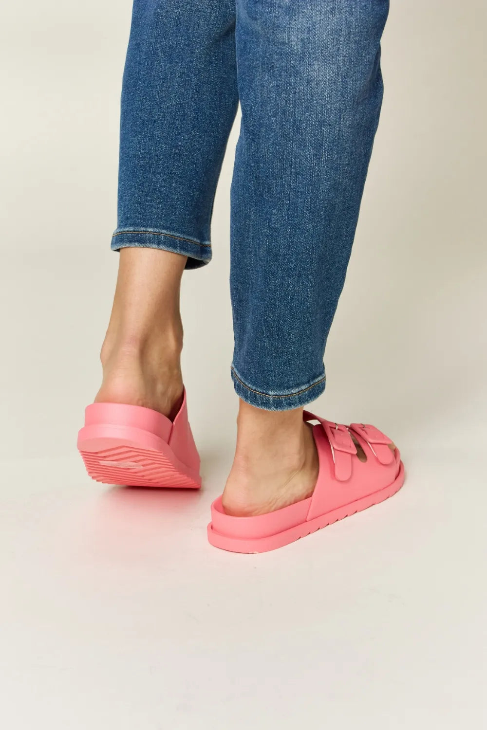 Legend Double Buckle Open Toe Sandals - Lilixa.store
