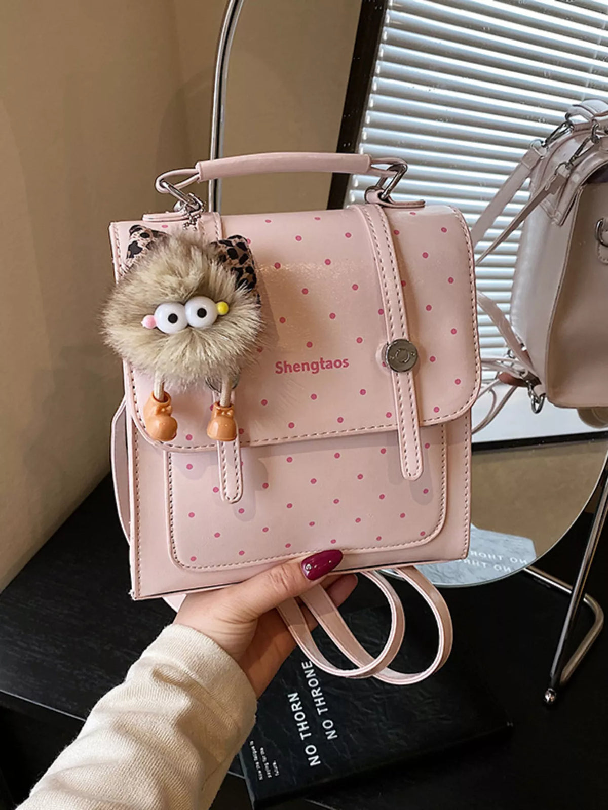 Polka Dot Backpack Bag - Lilixa.store
